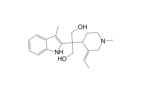 1,3-Propanediol, 2-(3-ethylidene-1-methyl-4-piperidinyl)-2-(3-methylindol-2-yl)-