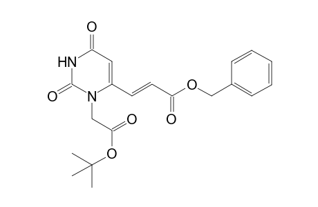 Benzyl 3- {1-[(t-butoxycarbonyl)methyl]uracil-6'-y}-prop-2-enoate