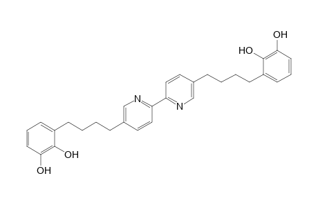5,5'-Bis[4-(2,3-dihydroxyphenyl)butyl]-2,2'-bipyridine