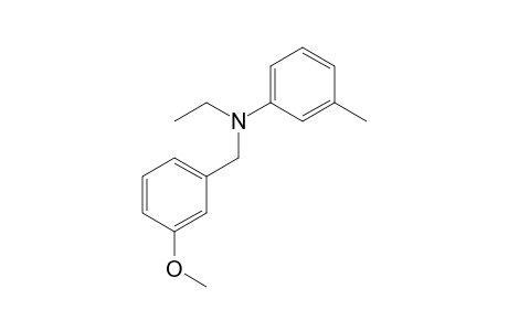 3-Methoxybenzylamine, N-ethyl-N-(3-methylphenyl)-