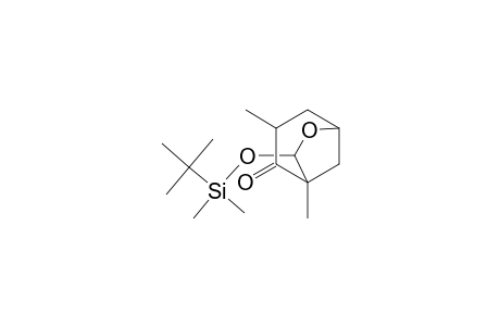 6-Oxabicyclo[3.2.1]octan-2-one, 7-[[(1,1-dimethylethyl)dimethylsilyl]oxy]-1,3-dimethyl-, (exo,exo)-(.+-.)-