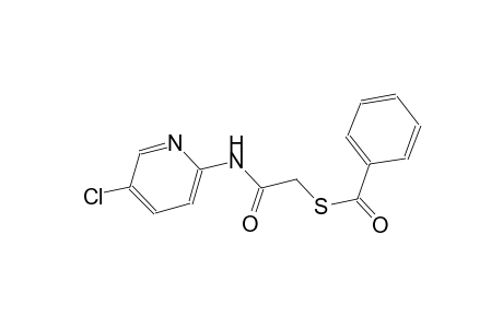 S-{2-[(5-chloro-2-pyridinyl)amino]-2-oxoethyl} benzenecarbothioate