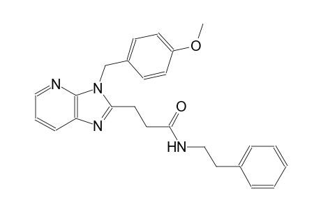 3H-imidazo[4,5-b]pyridine-2-propanamide, 3-[(4-methoxyphenyl)methyl]-N-(2-phenylethyl)-