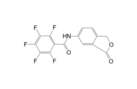 benzamide, N-(1,3-dihydro-3-oxo-5-isobenzofuranyl)-2,3,4,5,6-pentafluoro-