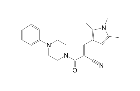 (2E)-2-[(4-phenyl-1-piperazinyl)carbonyl]-3-(1,2,5-trimethyl-1H-pyrrol-3-yl)-2-propenenitrile
