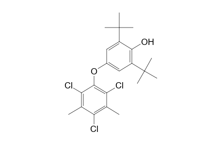 2,6-DI-tert-BUTYL-4-[(2,4,6-TRICHLORO-3,5-XYLYL)OXY]PHENOL