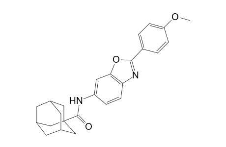 N-[2-(4-Methoxyphenyl)benzoxazol-6-yl]adamantane-1-carboxamide