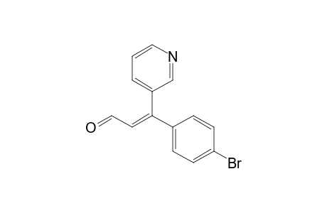 (Z)-3-(p-Bromophenyl)-3-(3'-pyridyl)-2-propenal