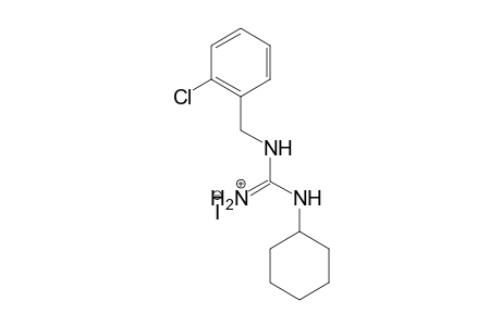 Guanidine, N-[(2-chlorophenyl)methyl]-N'-cyclohexyl-, monohydriodide