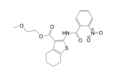 2-methoxyethyl 2-[(2-nitrobenzoyl)amino]-4,5,6,7-tetrahydro-1-benzothiophene-3-carboxylate