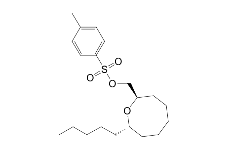 (2R*,8S*)-8-Pentyl-2-toluene-p-sulfonyloxymethyloxocane