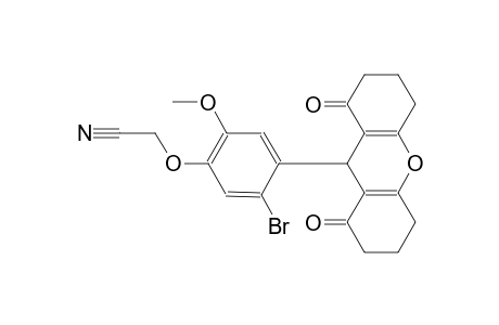 [5-bromo-4-(1,8-dioxo-2,3,4,5,6,7,8,9-octahydro-1H-xanthen-9-yl)-2-methoxyphenoxy]acetonitrile