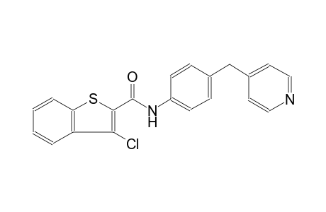 3-Chloro-N-[4-(4-pyridinylmethyl)phenyl]-1-benzothiophene-2-carboxamide