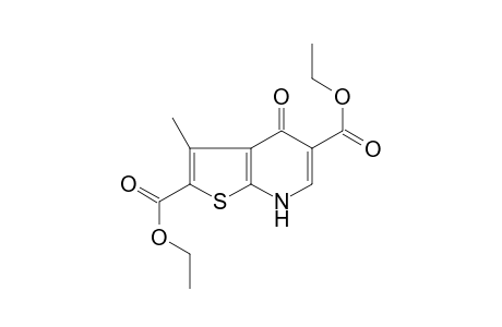 Diethyl 3-methyl-4-oxo-4,7-dihydrothieno[2,3-b]pyridine-2,5-dicarboxylate
