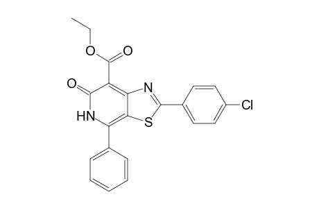 Ethyl 2-(4-Chlorophenyl)-4-phenyl-6-oxo-5,6-dihydrothiazolo[5,4-c]pyridine-7-carboxylate