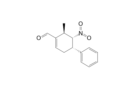 (4S,5S,6R)-6-Methyl-5-nitro-4-phenylcyclohex-1-enecarbaldehyde