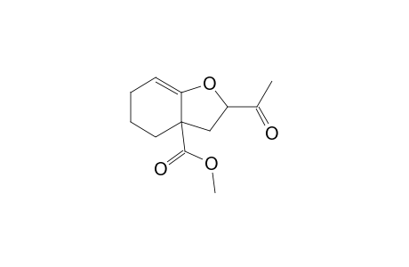Methyl 2-Acetyl-2,3,3a,4,5,6-hexahydrobenzofuran-3a-carboxylate