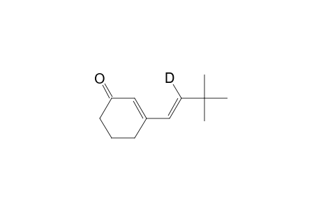 2-Cyclohexen-1-one, 3-(3,3-dimethyl-1-butenyl-2-d)-, (E)-