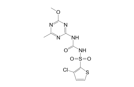 2-Thiophenesulfonamide, 3-chloro-N-[[(4-methoxy-6-methyl-1,3,5-triazin-2-yl)amino]carbonyl]-