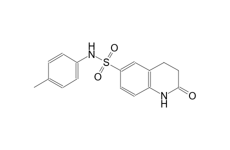 N-(4-methylphenyl)-2-oxo-1,2,3,4-tetrahydro-6-quinolinesulfonamide