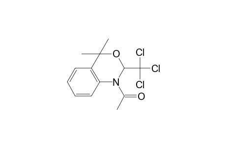 1-Acetyl-4,4-dimethyl-2-(trichloromethyl)-1,4-dihydro-2H-3,1-benzoxazine