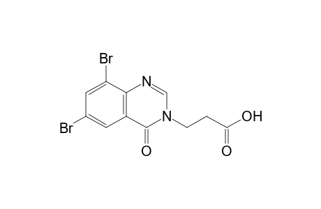 3(4H)-Quinazolinepropanoic acid, 6,8-dibromo-4-oxo-