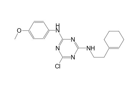 1,3,5-triazine-2,4-diamine, 6-chloro-N~2~-[2-(1-cyclohexen-1-yl)ethyl]-N~4~-(4-methoxyphenyl)-
