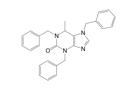 1,3,7-tribenzyl-6-methyl-6H-purin-2-one