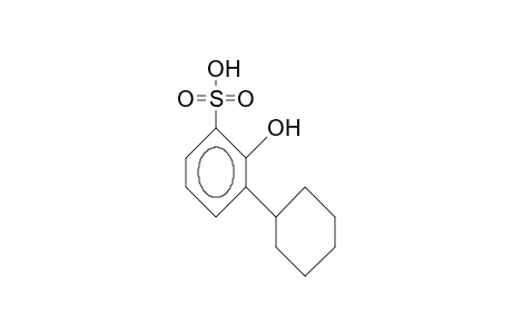 3-Cyclohexyl-2-hydroxy-benzenesulfonic acid
