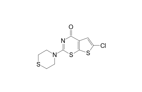 6-CHLORO-2-(THIOMORPHOLIN-4-YL)-4H-THIENO-[3,2-E]-1,3-THIAZIN-4-ONE