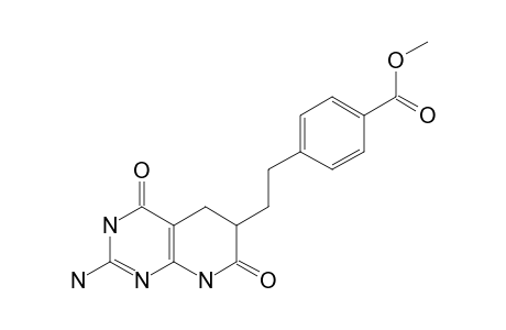 METHYL-4-[2-(2-AMINO-4,7-DIOXO-3,4,5,6,7,8-HEXAHYDROPYRIDO-[2,3-D]-PYRIMIDIN-6-YL)-ETHYL]-BENZOATE