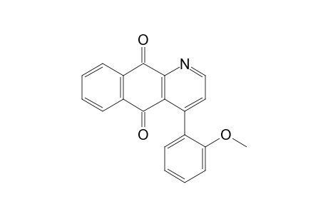 4-(2-Methoxyphenyl)benzo[g]quinoline-5,10-dione