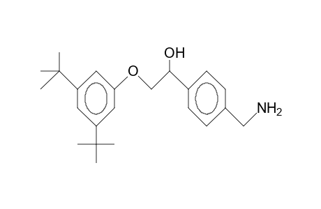 Benzenemethanol, 4-(aminomethyl)-.alpha.-[[3,5-bis(1,1-dimethylethyl)phenoxy]methyl]-