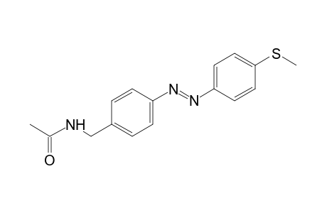N-{p-{[p-(methylthio)phenyl]azo}benzyl}acetamide