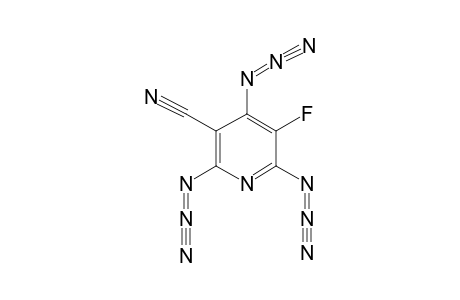 3-CYANO-5-FLUORO-2,4,6-TRIAZIDOPYRIDINE