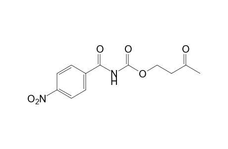 (p-nitrobenzoyl)carbamic acid, 3-oxobutyl ester
