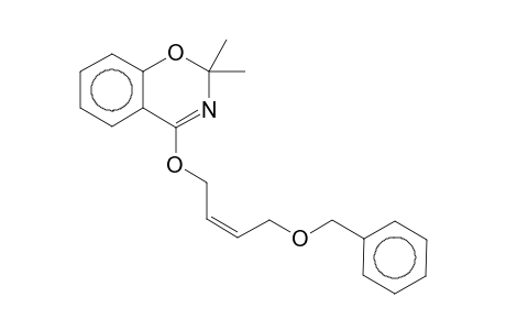 2H-Benzo[e]-1,3-oxazine, 4-[4-(benzyloxy)-2-(Z)-buten-1-yloxy]-2,2-dimethyl-