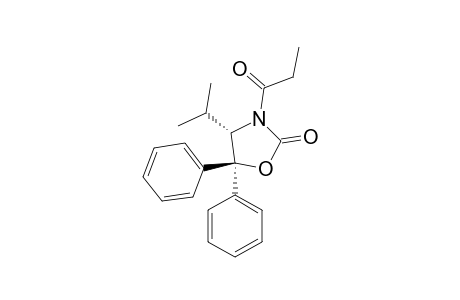 (4R)-N-PROPRIONYL-5,5-DIPHENYL-4-ISOPROPYLOXAZOLIDIN-2-ONE