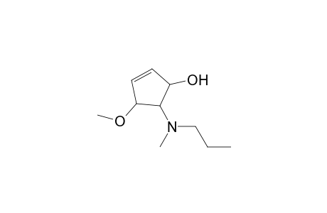 5-Methoxy-4-(N-propyl-N-methylamino)cyclopenten-3-ol