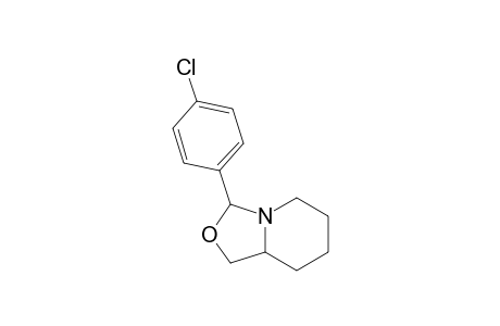 3-(4-Chlorophenyl)hexahydro-1H-oxazolo[3,4-a]pyridine