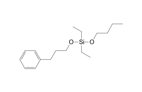 Silane, diethylbutoxy(3-phenylpropoxy)-