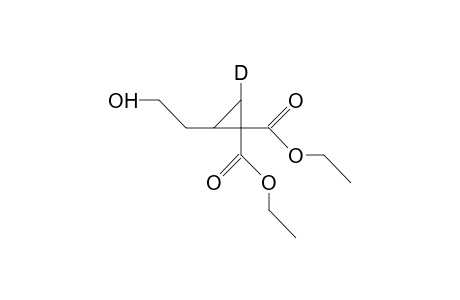2-Hydroxyethyl-3-deuterio-cyclopropane-1,1-dicarboxylic aciddiethyl ester