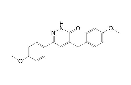 4-(4-Methoxybenzyl)-6-(4-methoxyphenyl)pyridazin-3(2H)-one