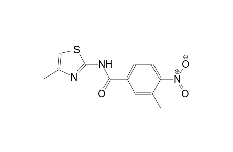 3-methyl-N-(4-methyl-1,3-thiazol-2-yl)-4-nitrobenzamide