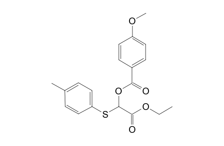 (R*)-Ethyl 4-mthoxybenzyloxy-[( 4-methylphenyl)sulfanyl]acetate