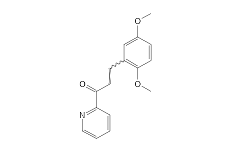3-(2,5-DIMETHOXYPHENYL)-1-(2-PYRIDYL)-2-PROPEN-1-ONE