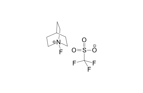 1-Fluoro-1-azonia-bicyclo[2.2.2]octane; trifluoro-methanesulfonate