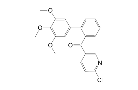 (6-chloro-3-pyridinyl)(3',4',5'-trimethoxy[1,1'-biphenyl]-2-yl)methanone