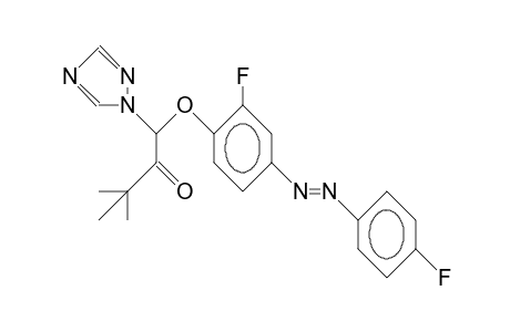 3,4'-Difluoro-4-[(1,2,4-triazolyl)-pivaloyl-methoxy]-azobenzene