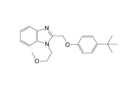 1H-1,3-Benzimidazole, 2-[[4-(1,1-dimethylethyl)phenoxy]methyl]-1-(2-methoxyethyl)-